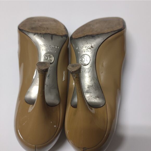 Dolce Gabbana  Patent leather open toes  heel Shoe - Picture 5 of 6